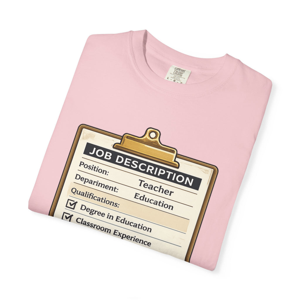 Teacher Job Description Clipboard