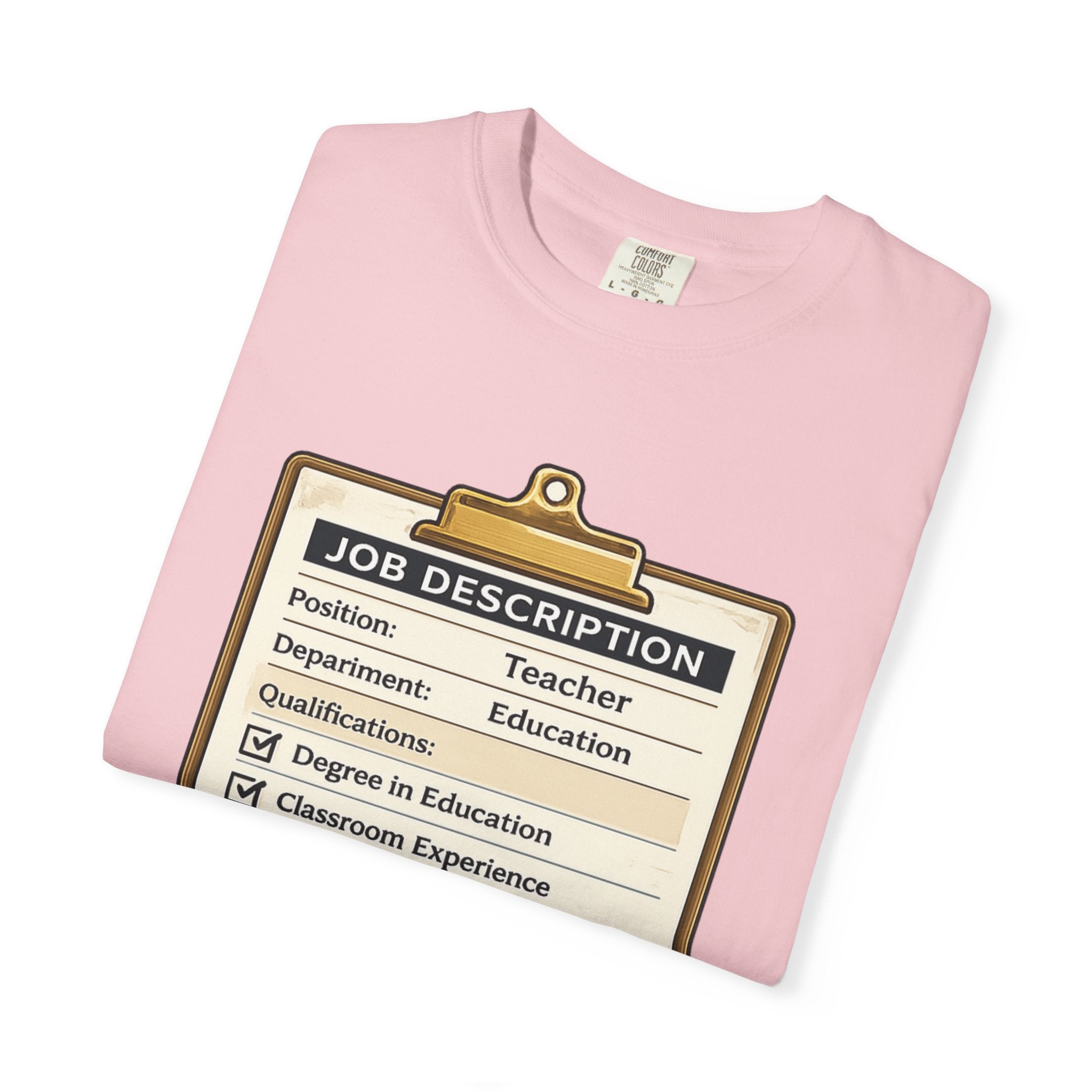Teacher Job Description Clipboard