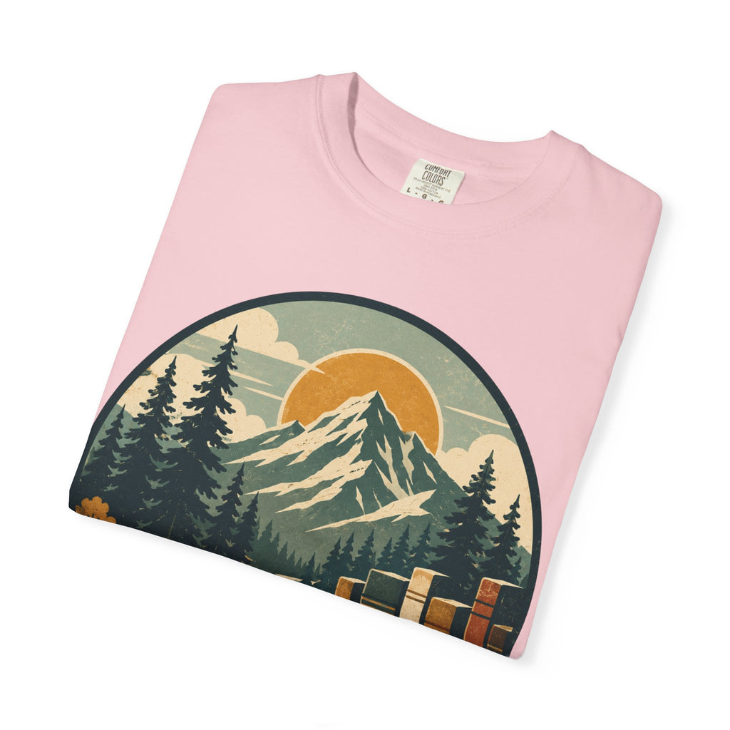 Mountain Peak and Forest Circle