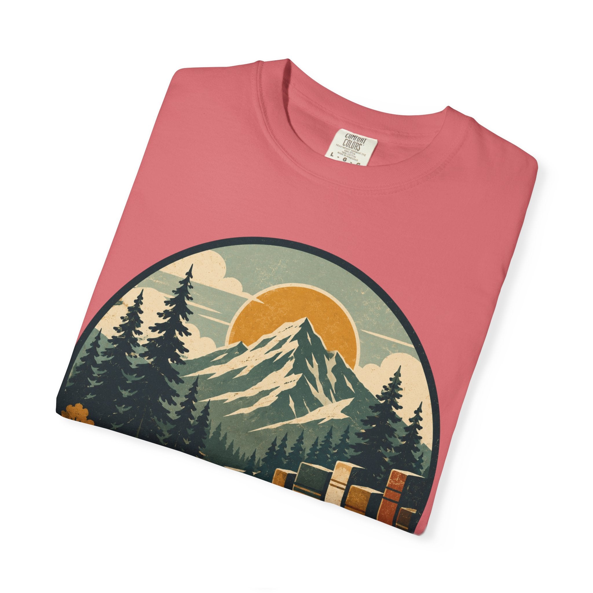 Mountain Peak and Forest Circle