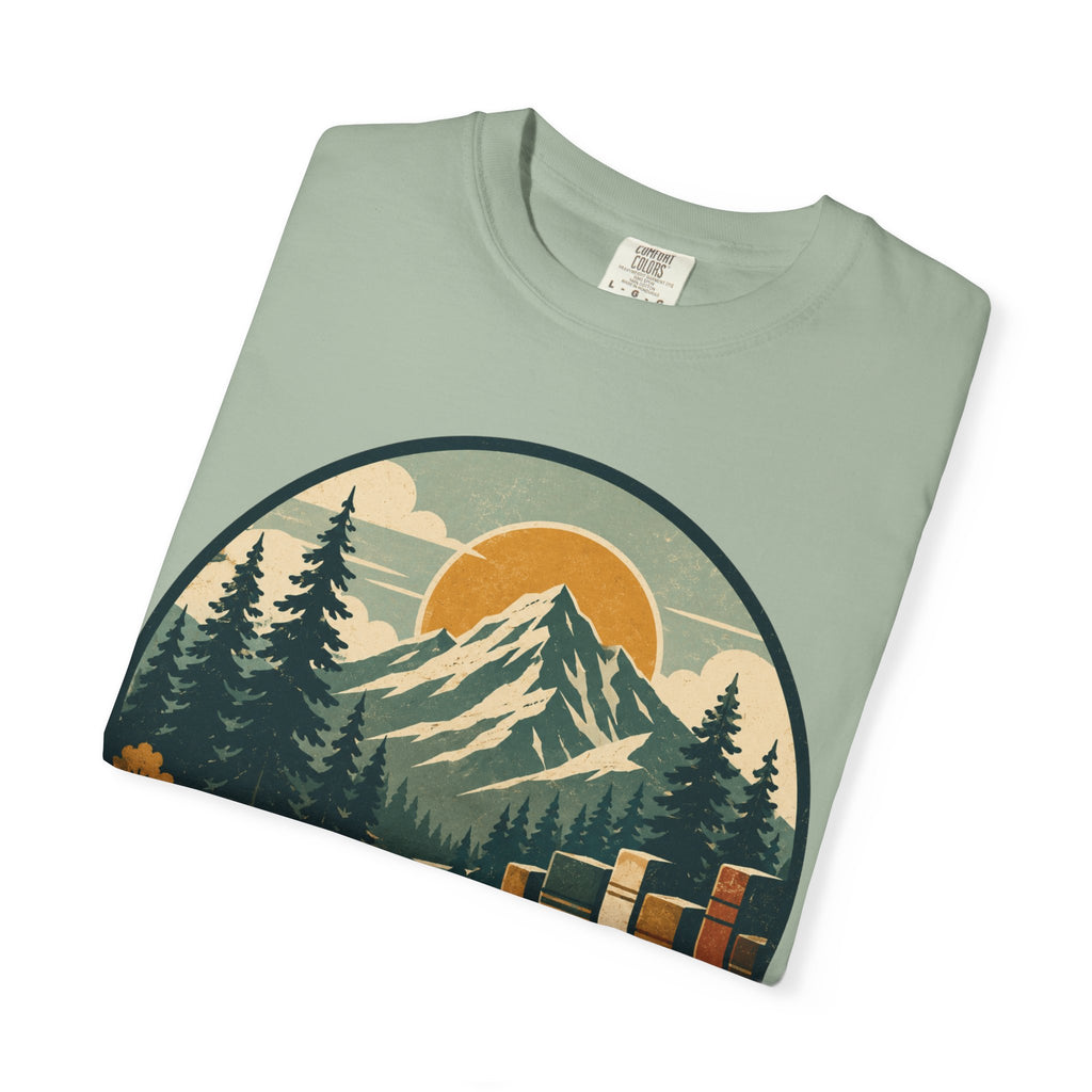 Mountain Peak and Forest Circle