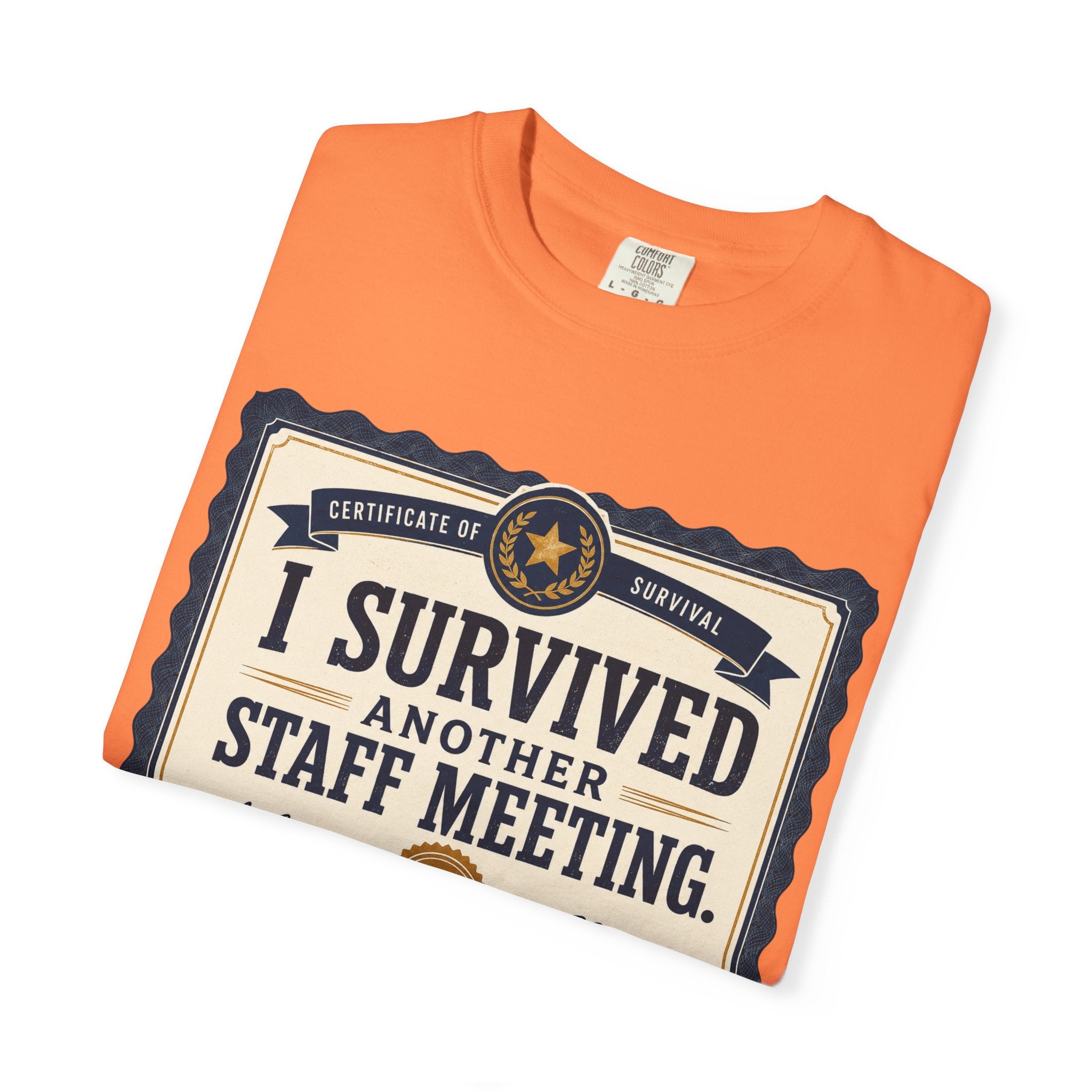 I Survived Another Staff Meeting Certificate
