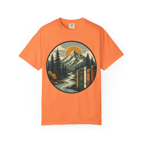 Mountain Peak and Forest Circle