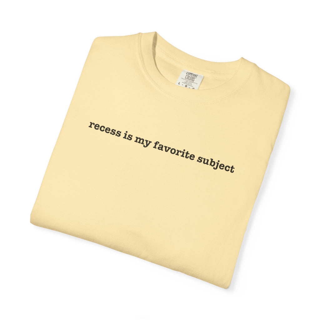 Recess Is My Favorite Subject