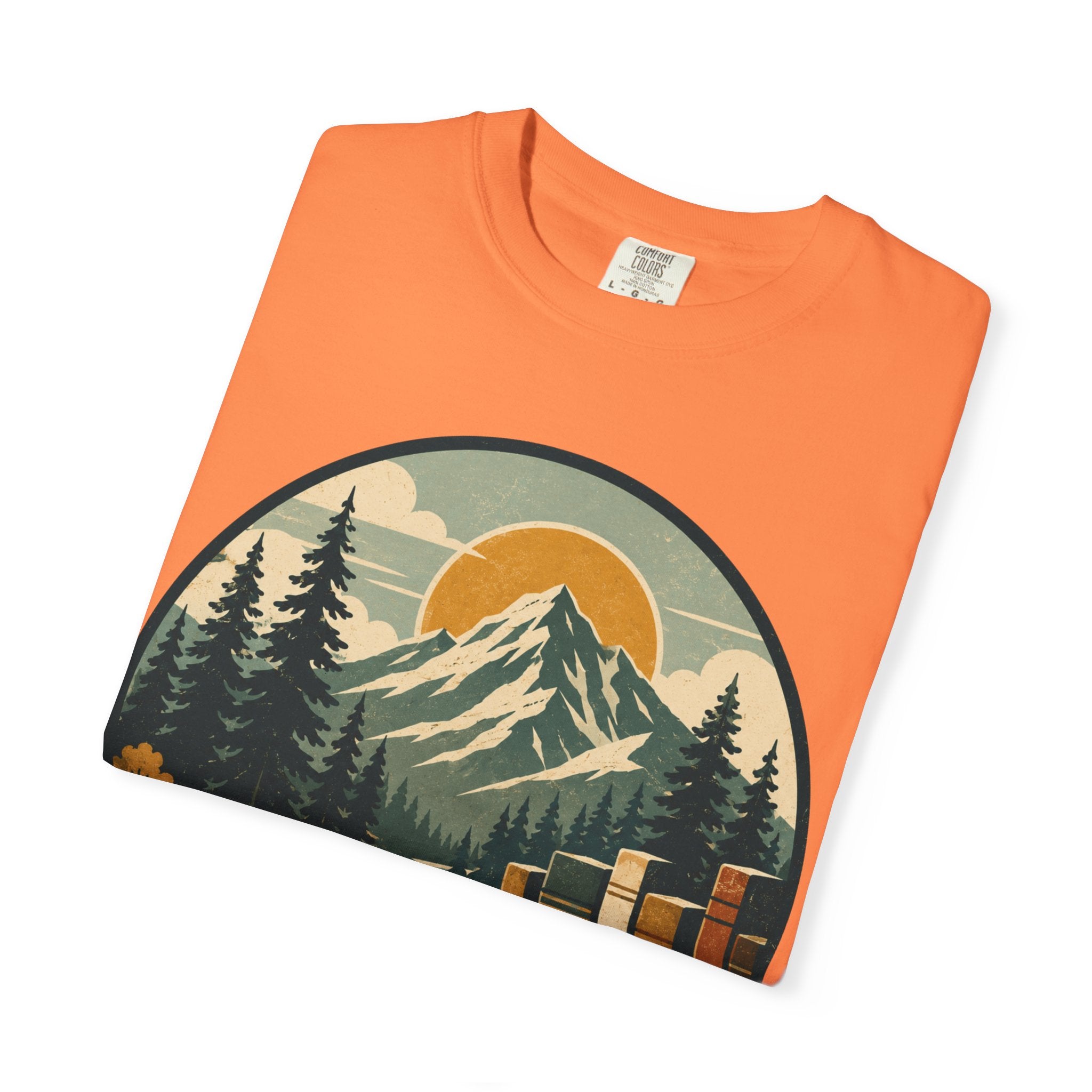 Mountain Peak and Forest Circle