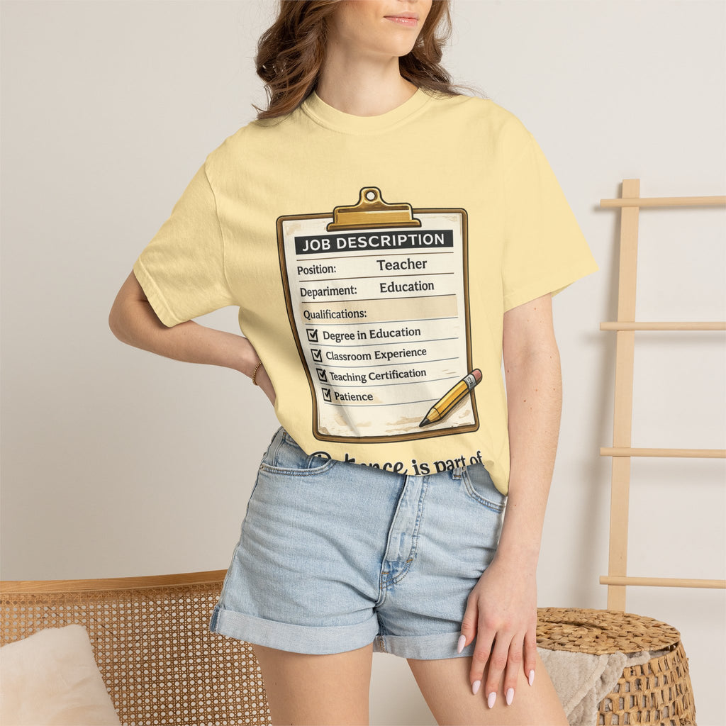 Teacher Job Description Clipboard