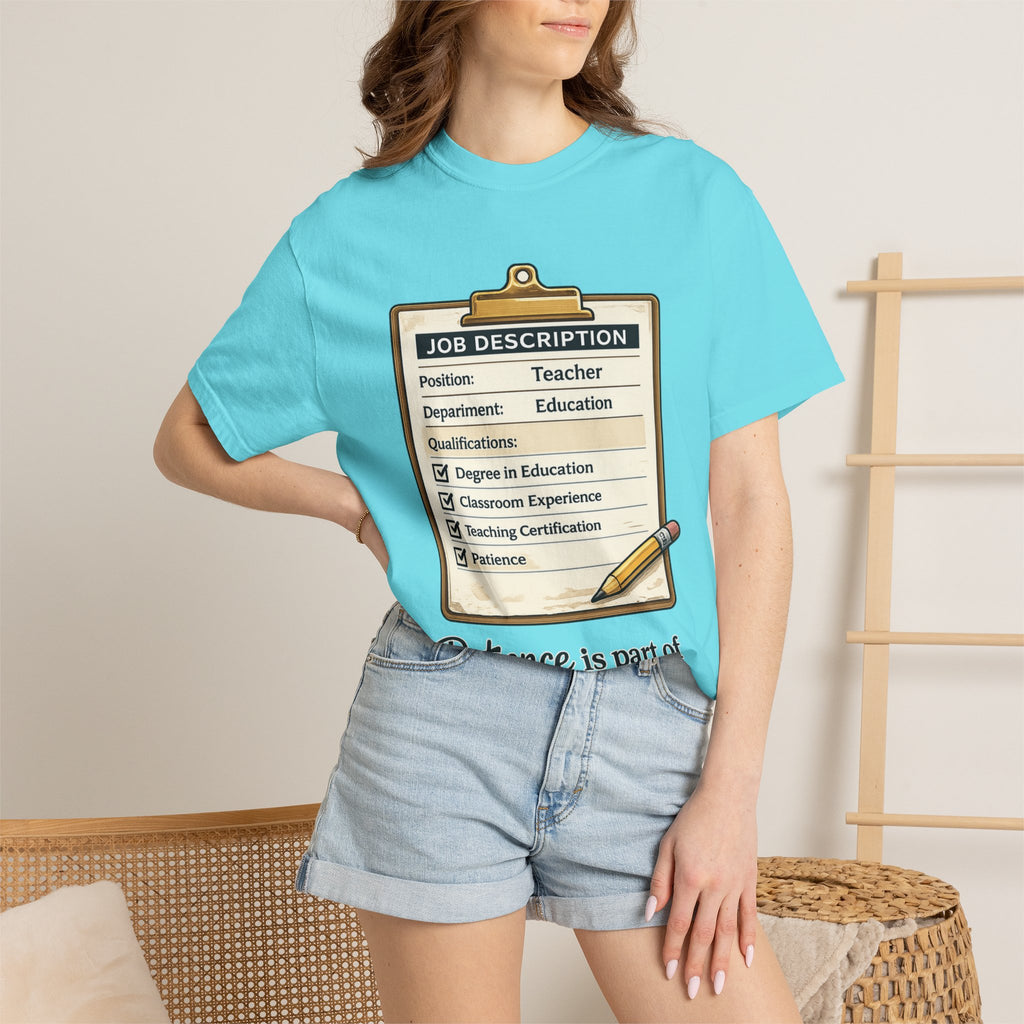 Teacher Job Description Clipboard