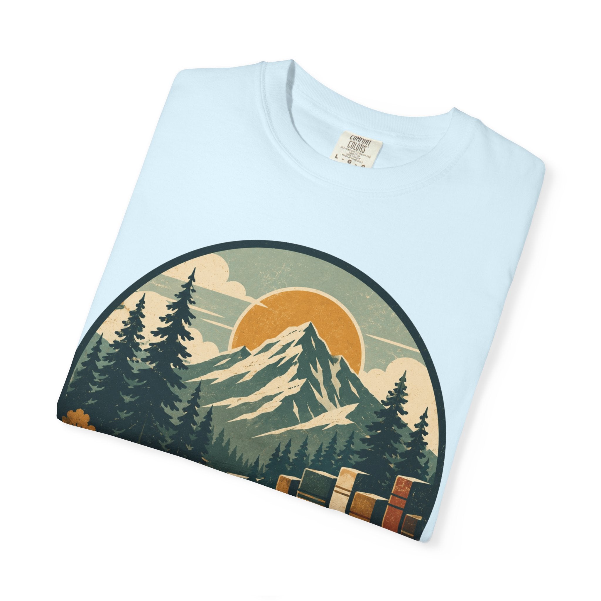 Mountain Peak and Forest Circle