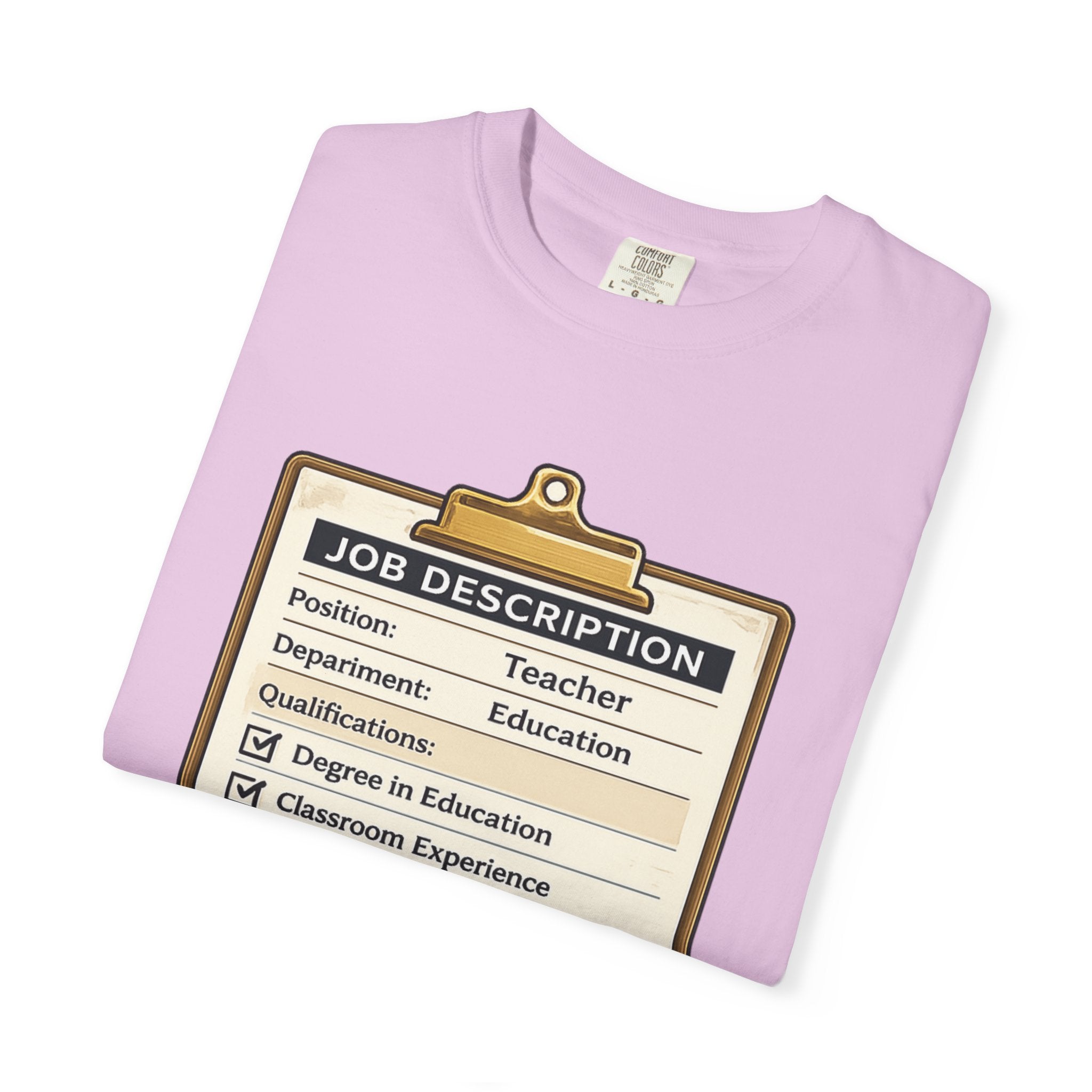Teacher Job Description Clipboard