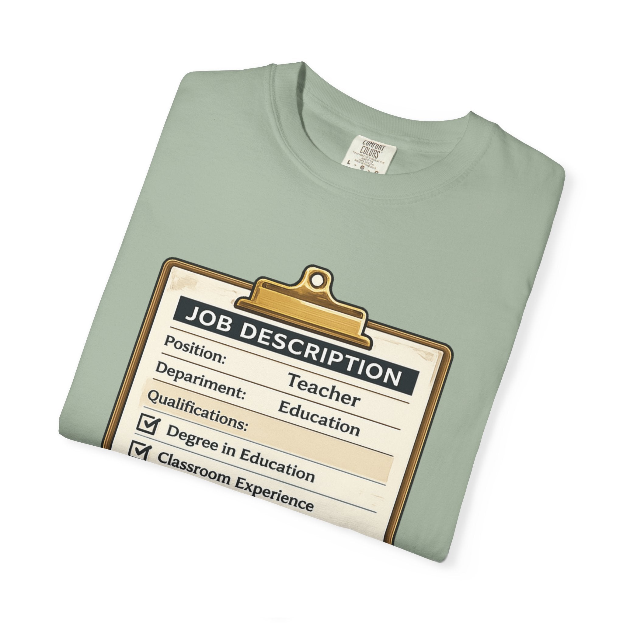 Teacher Job Description Clipboard