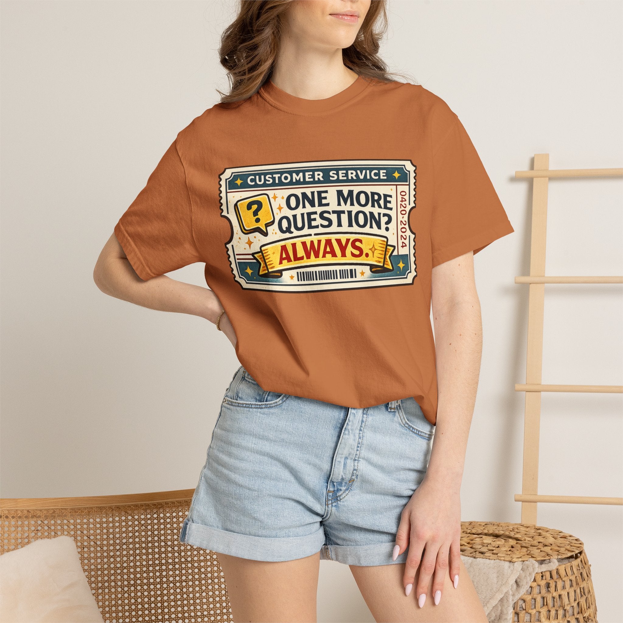 Vintage Customer Service Ticket Design