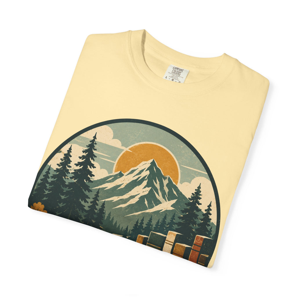 Mountain Peak and Forest Circle