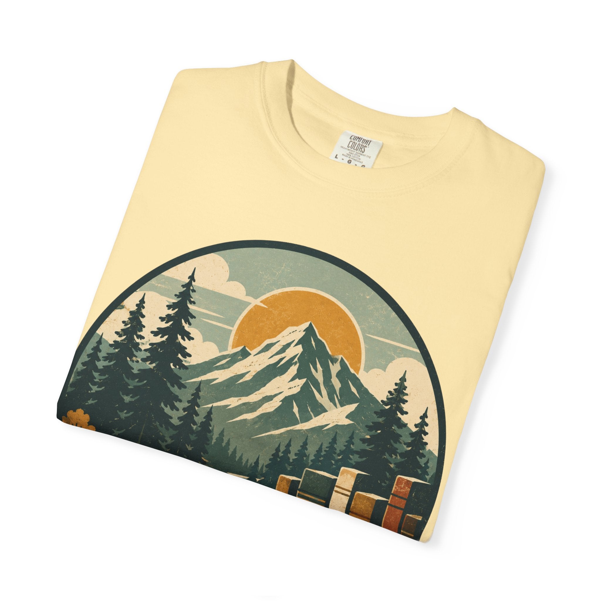 Mountain Peak and Forest Circle