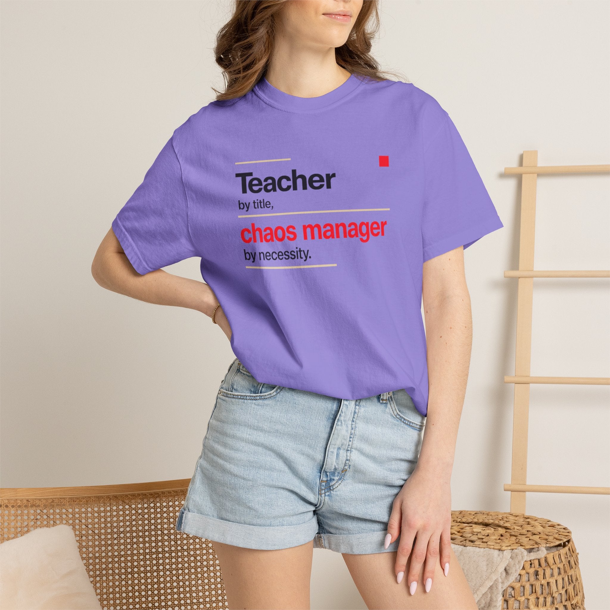 Teacher by Title Chaos Manager by Necessity
