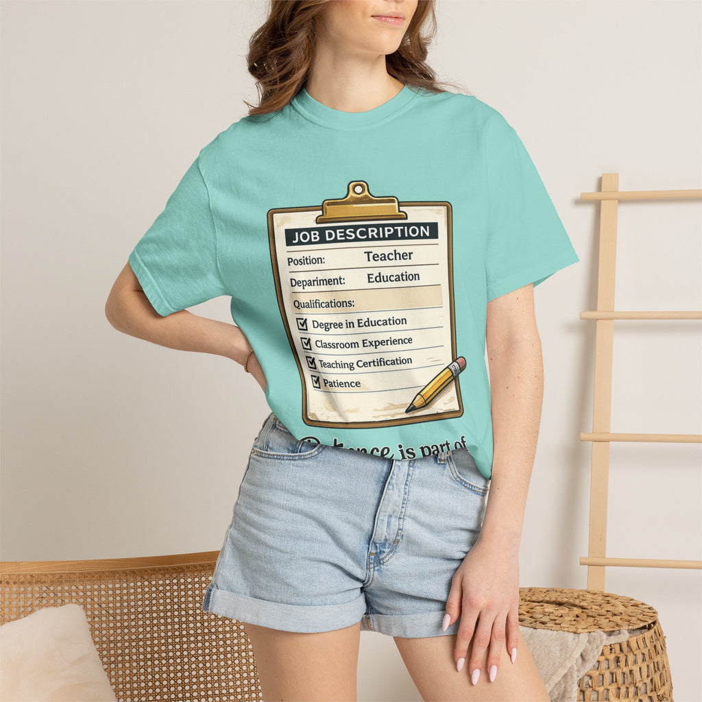 Teacher Job Description Clipboard