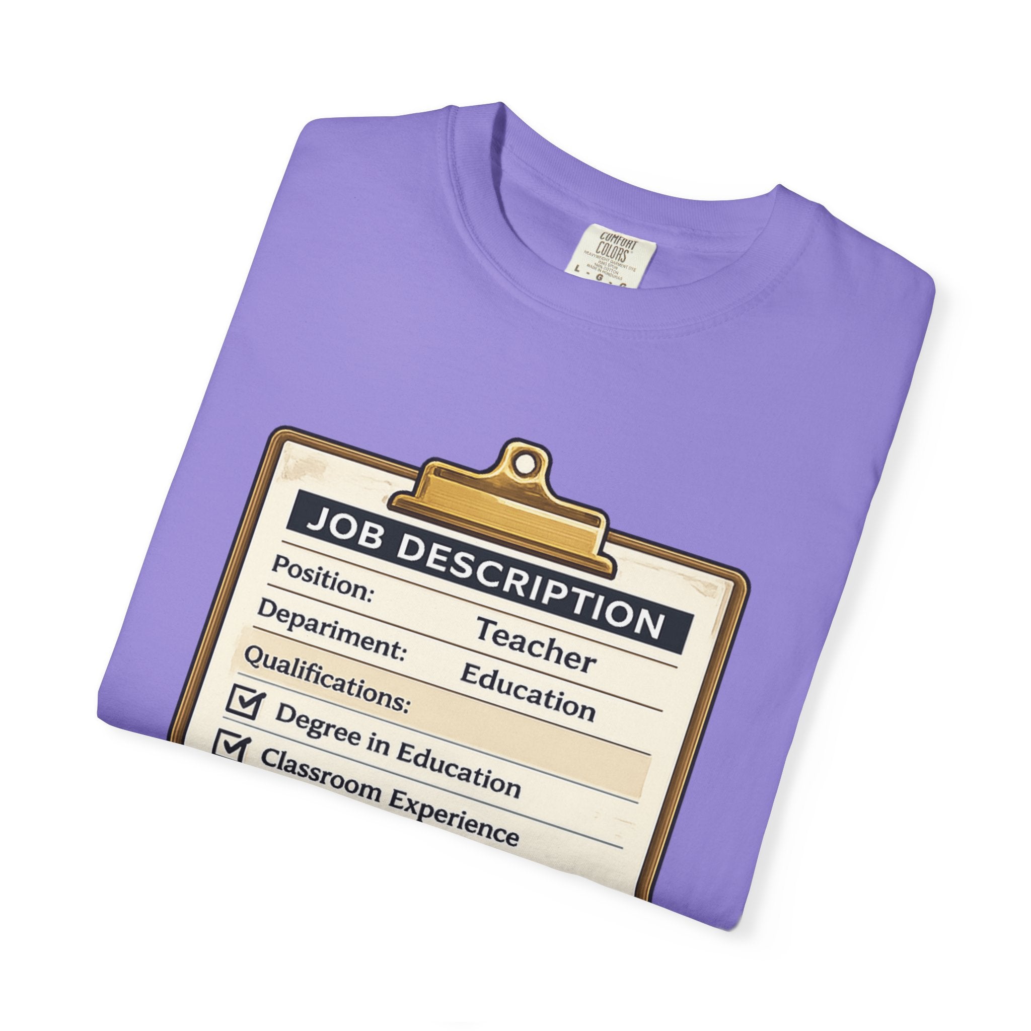 Teacher Job Description Clipboard