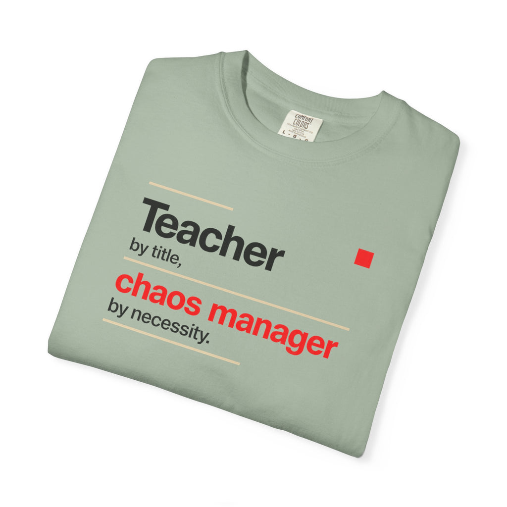Teacher by Title Chaos Manager by Necessity