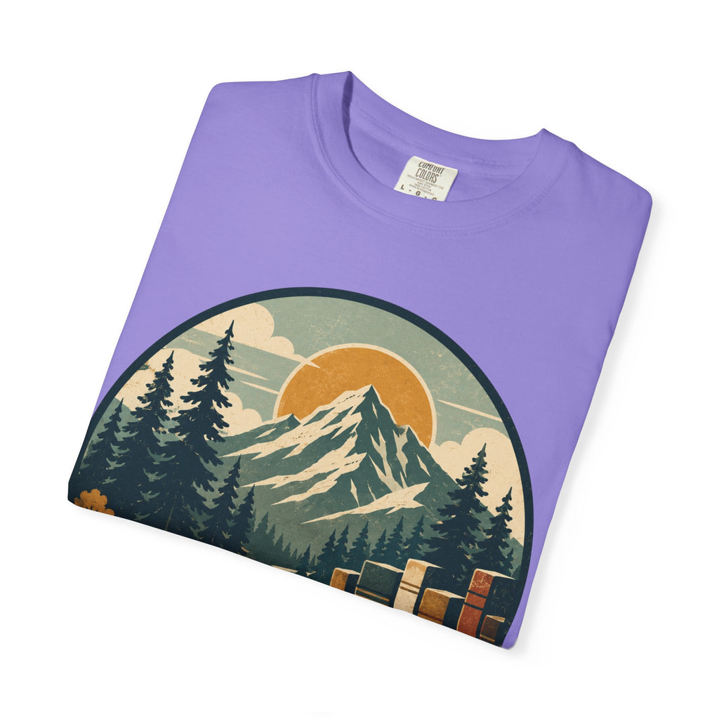 Mountain Peak and Forest Circle