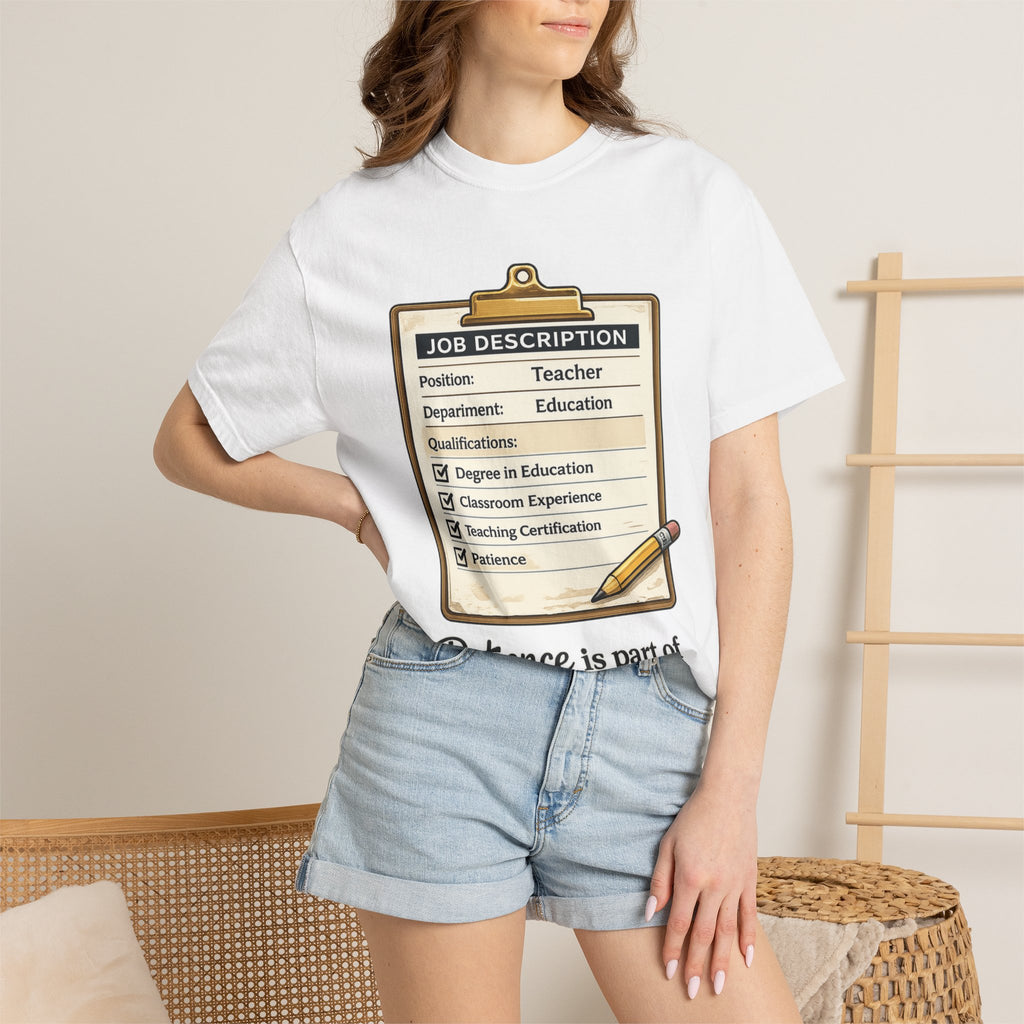 Teacher Job Description Clipboard
