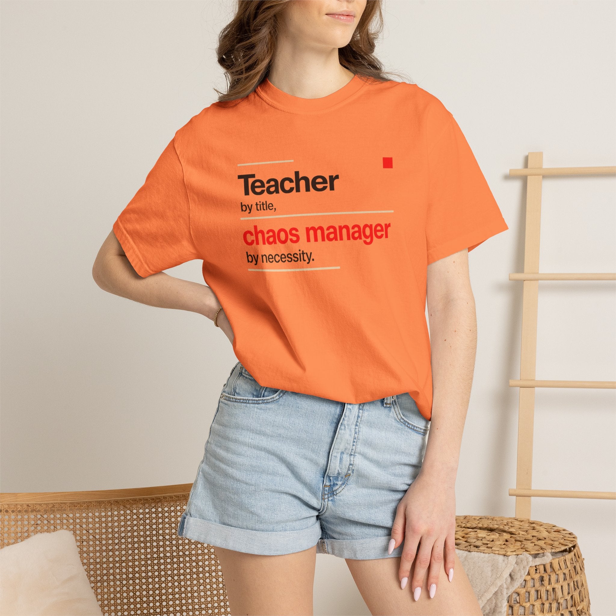 Teacher by Title Chaos Manager by Necessity
