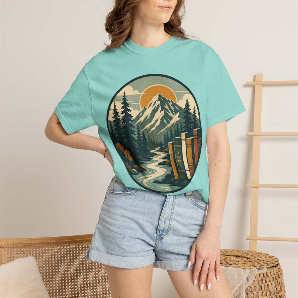 Mountain Peak and Forest Circle