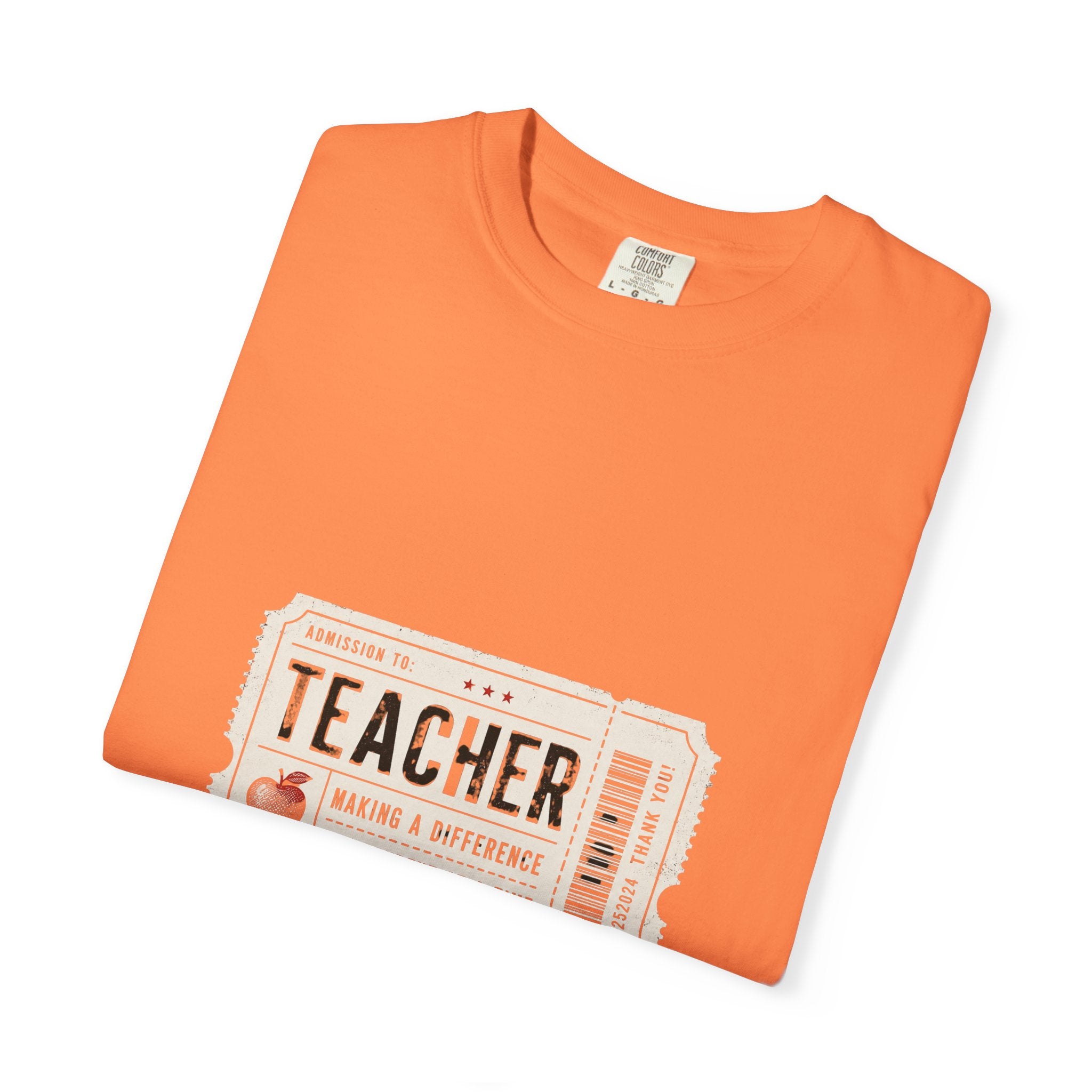 Teacher Appreciation Vintage Admission Ticket Design
