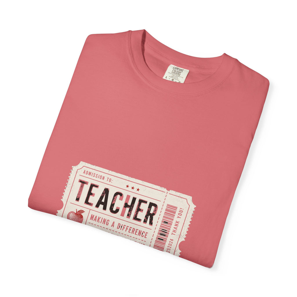 Teacher Appreciation Vintage Admission Ticket Design