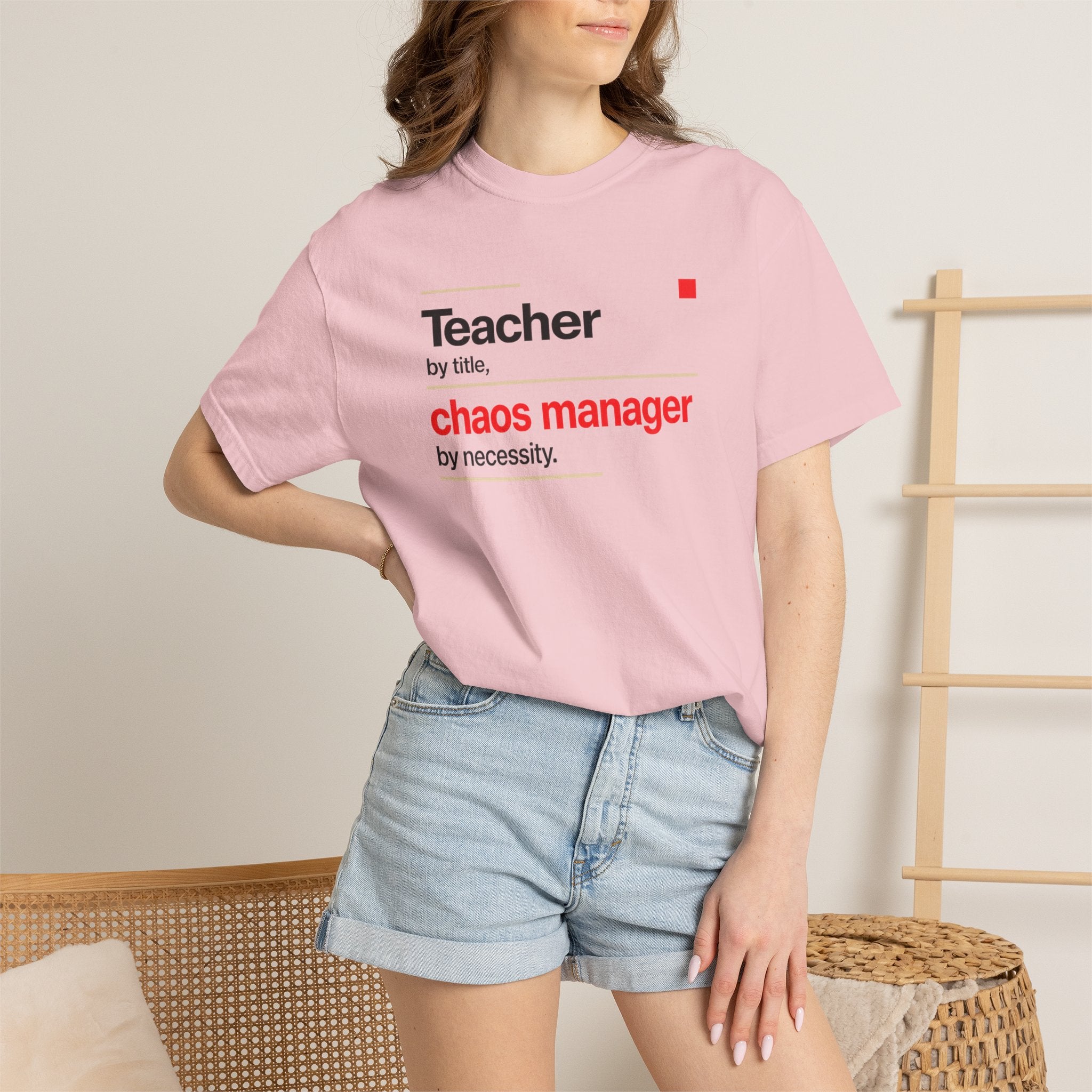 Teacher by Title Chaos Manager by Necessity