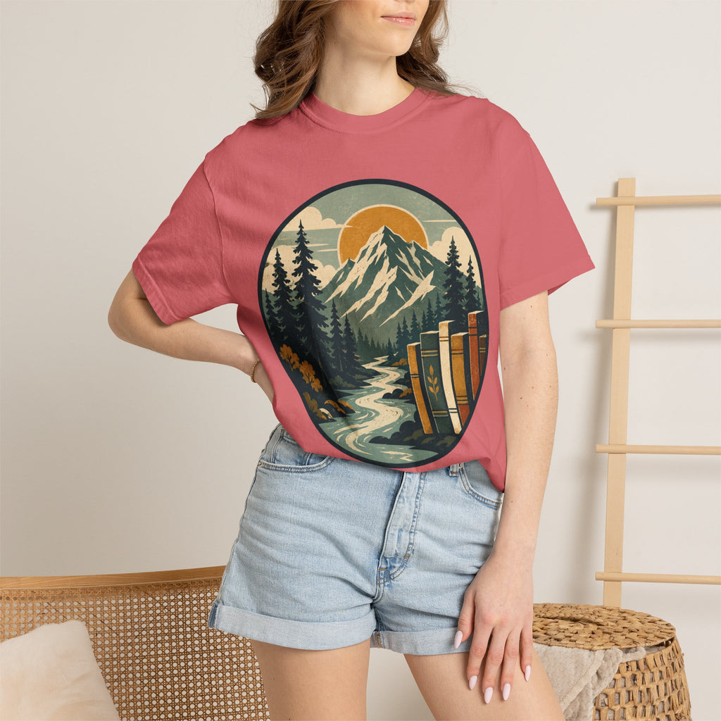 Mountain Peak and Forest Circle