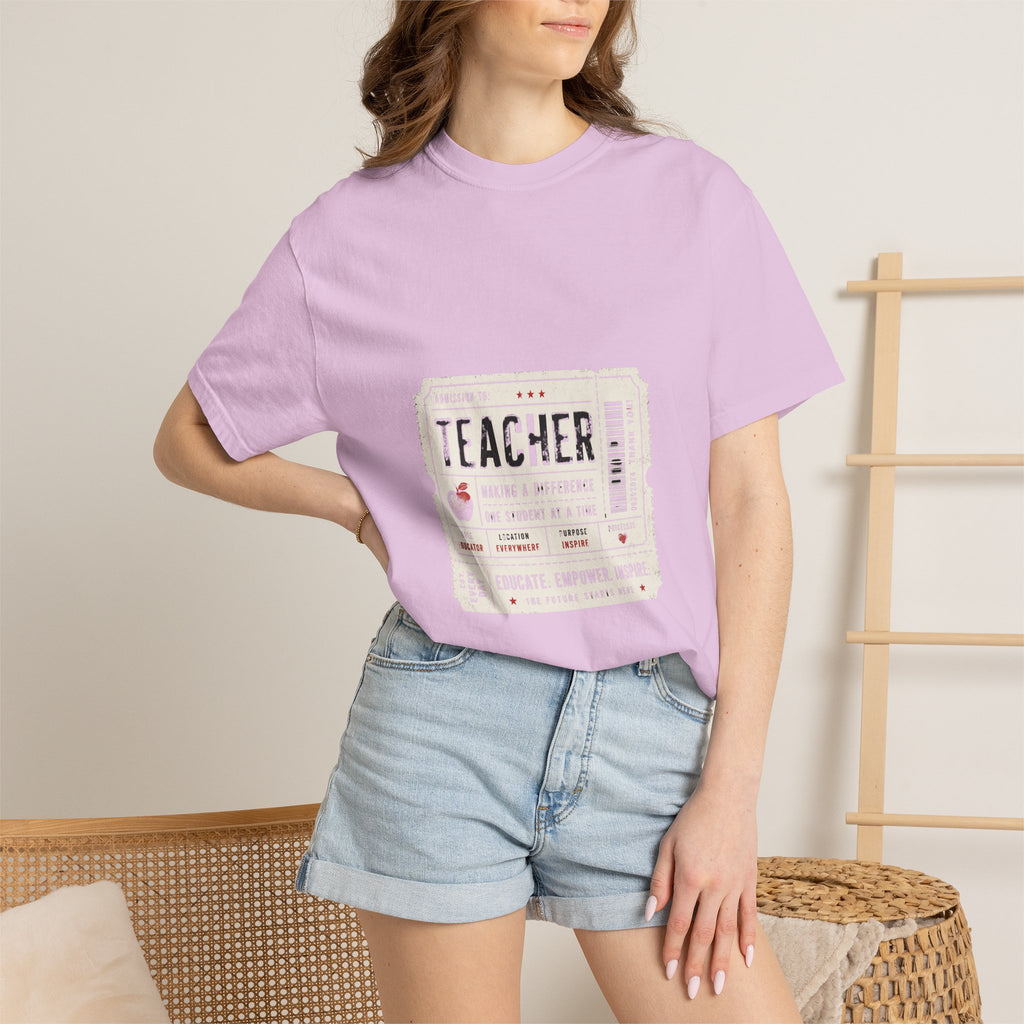 Teacher Appreciation Vintage Admission Ticket Design