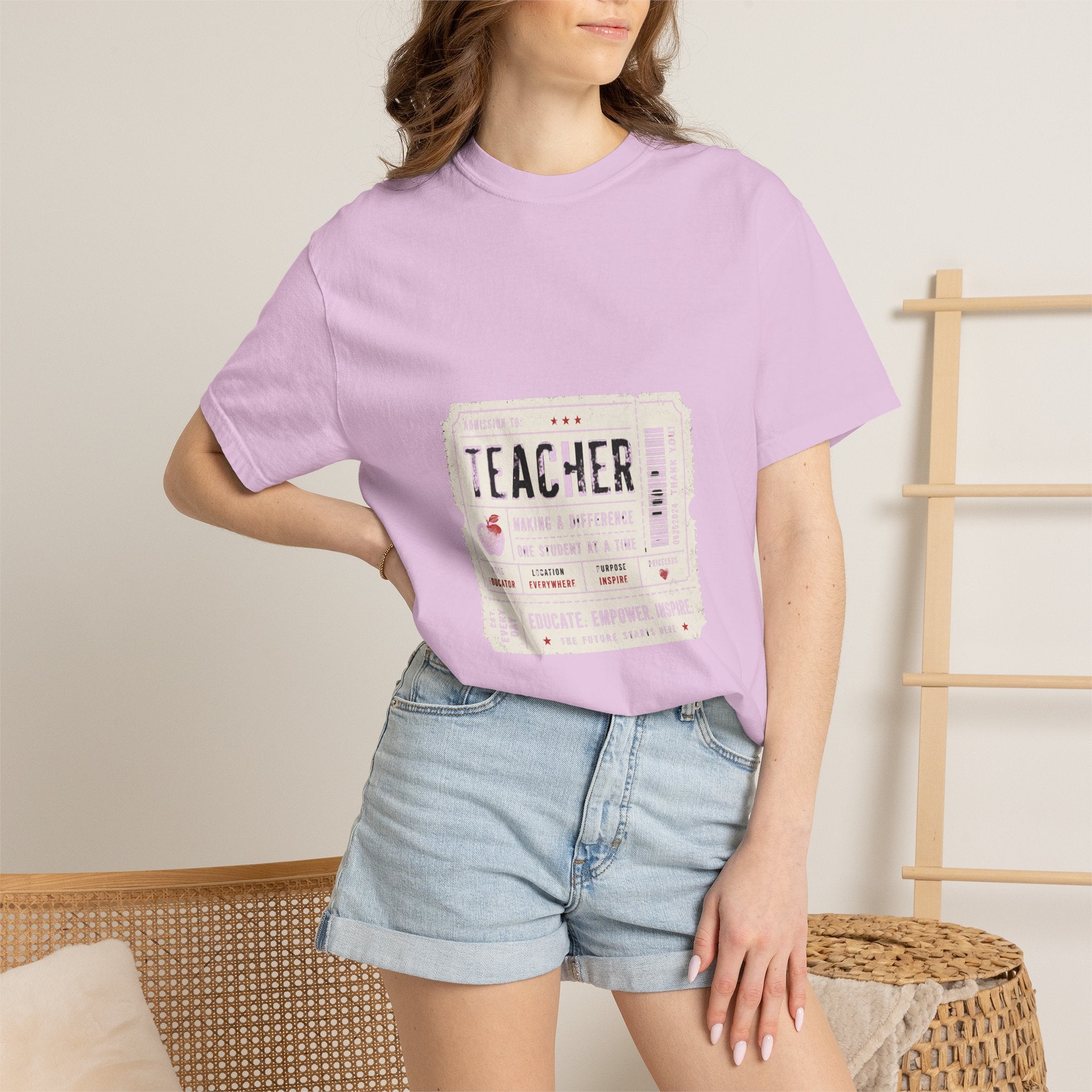 Teacher Appreciation Vintage Admission Ticket Design