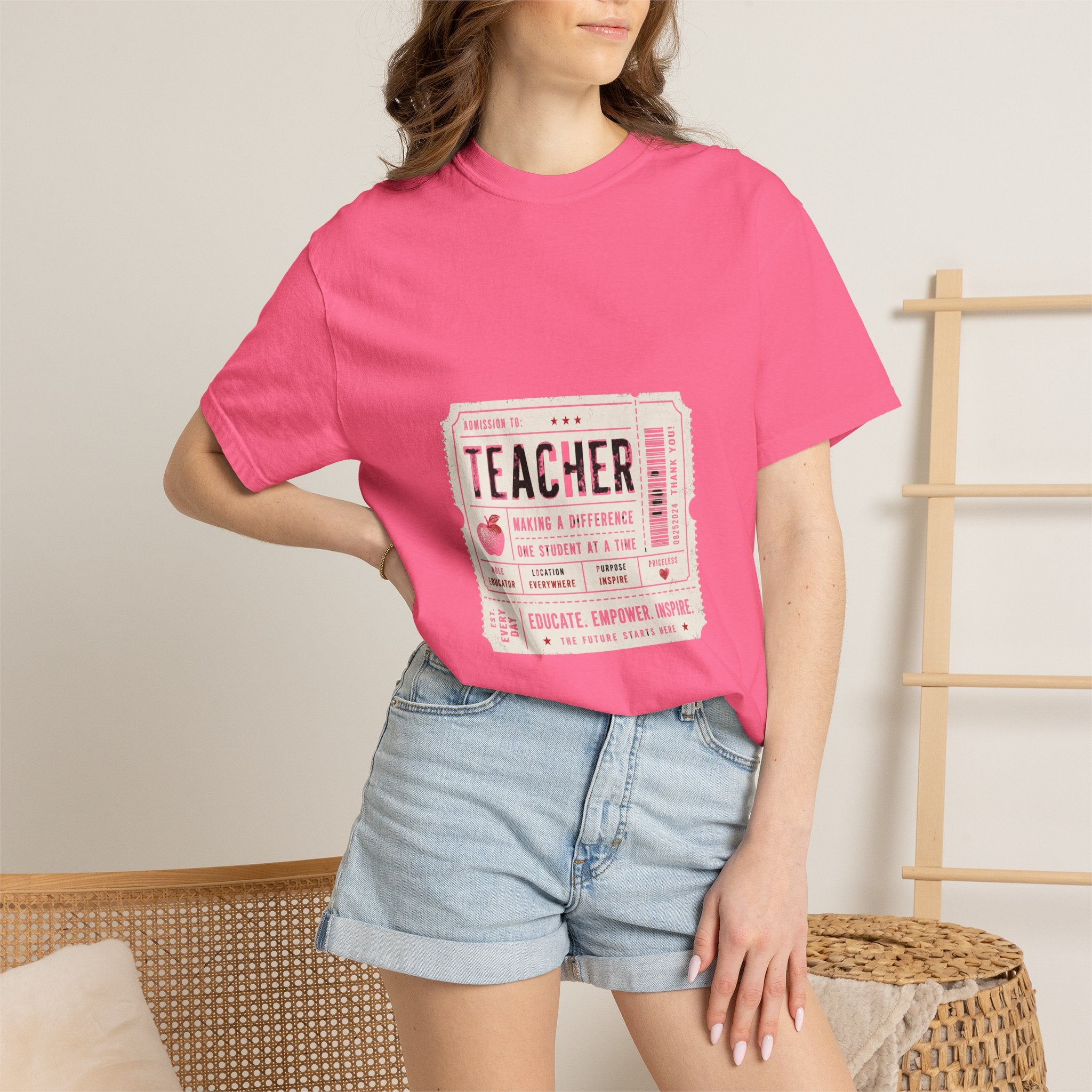 Teacher Appreciation Vintage Admission Ticket Design
