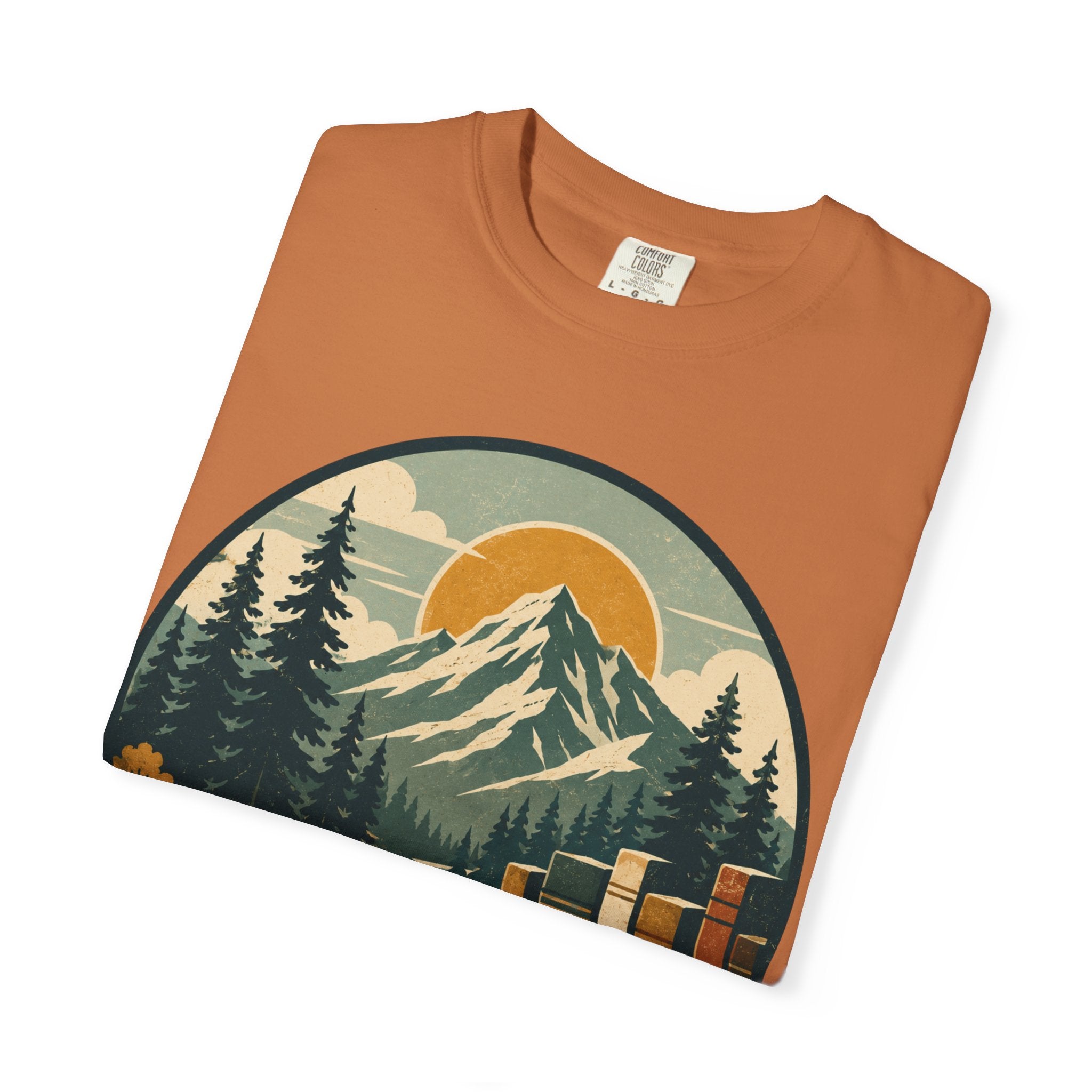 Mountain Peak and Forest Circle