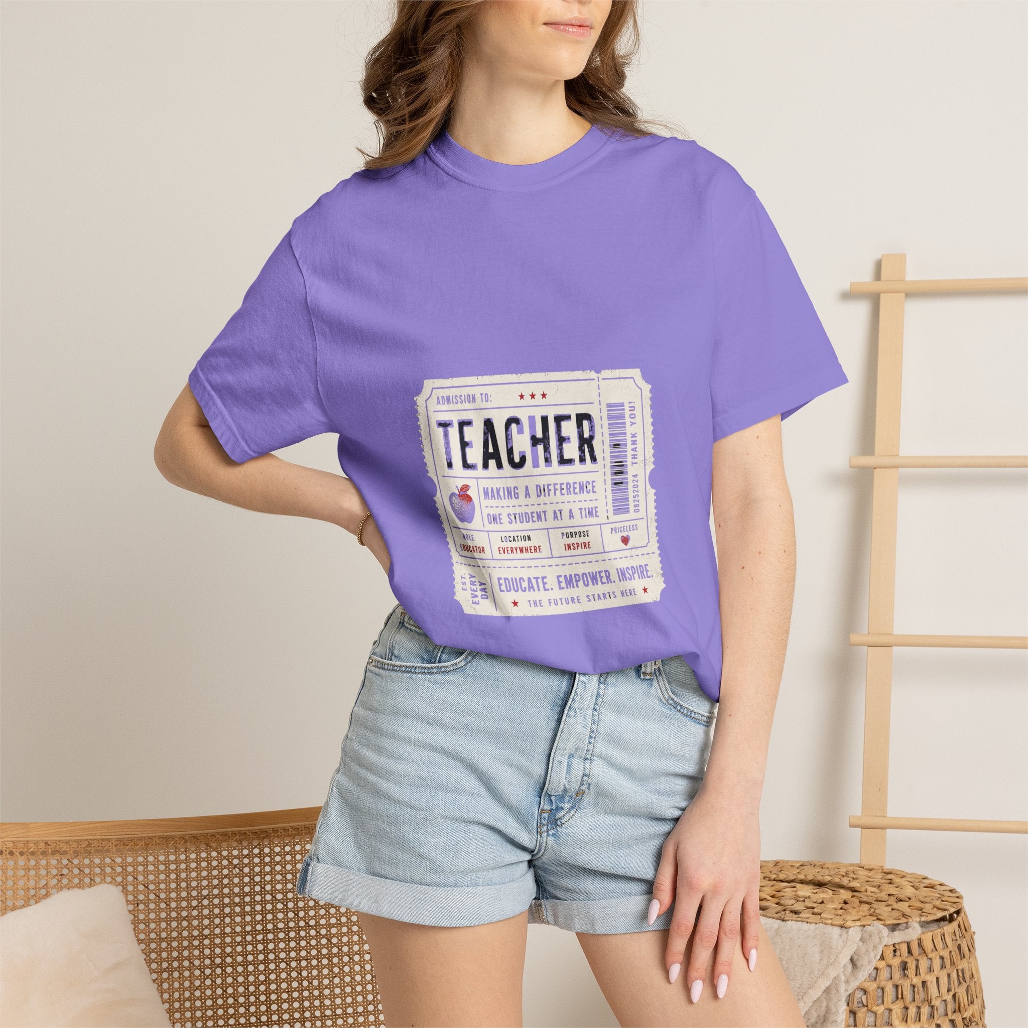 Teacher Appreciation Vintage Admission Ticket Design