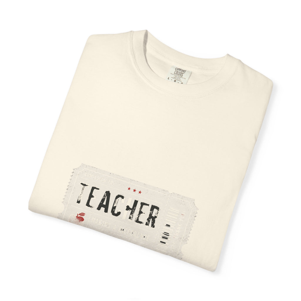 Teacher Appreciation Vintage Admission Ticket Design