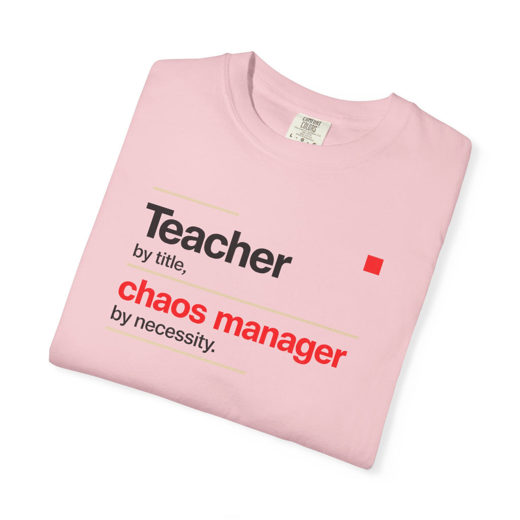 Teacher by Title Chaos Manager by Necessity