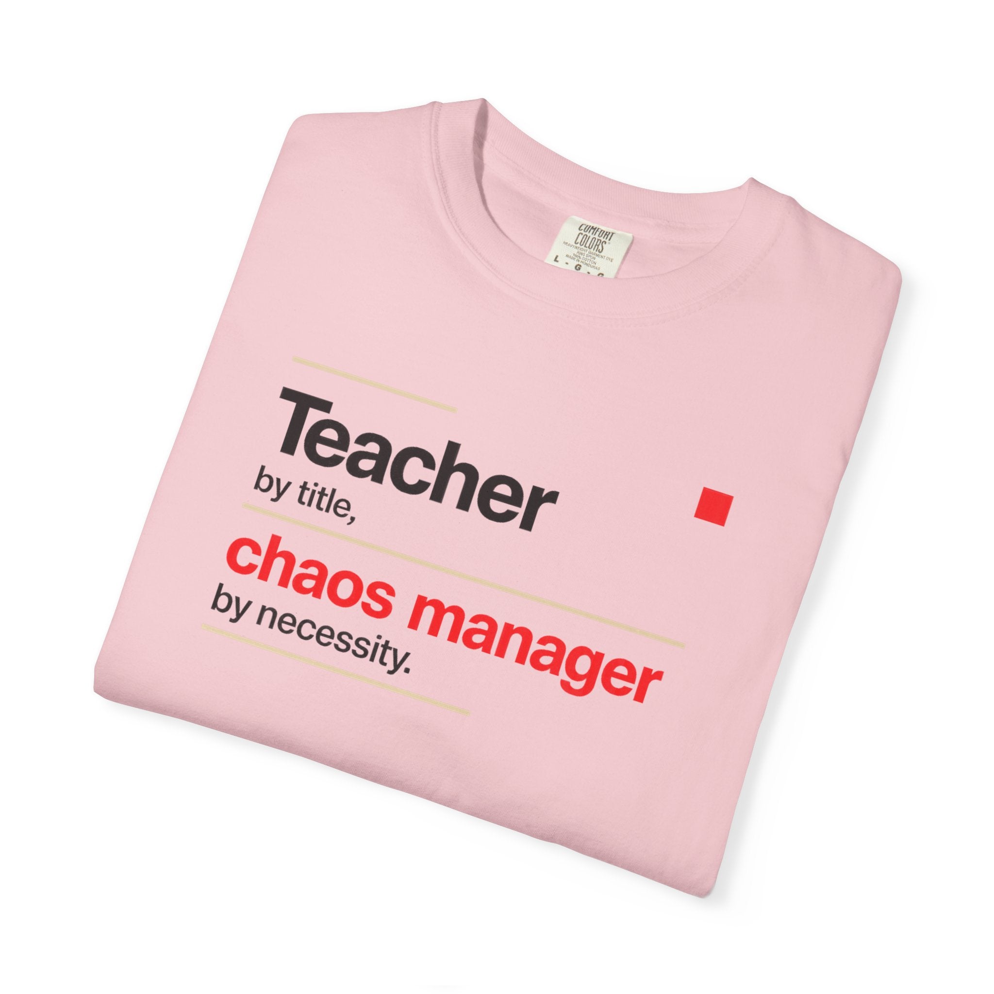Teacher by Title Chaos Manager by Necessity