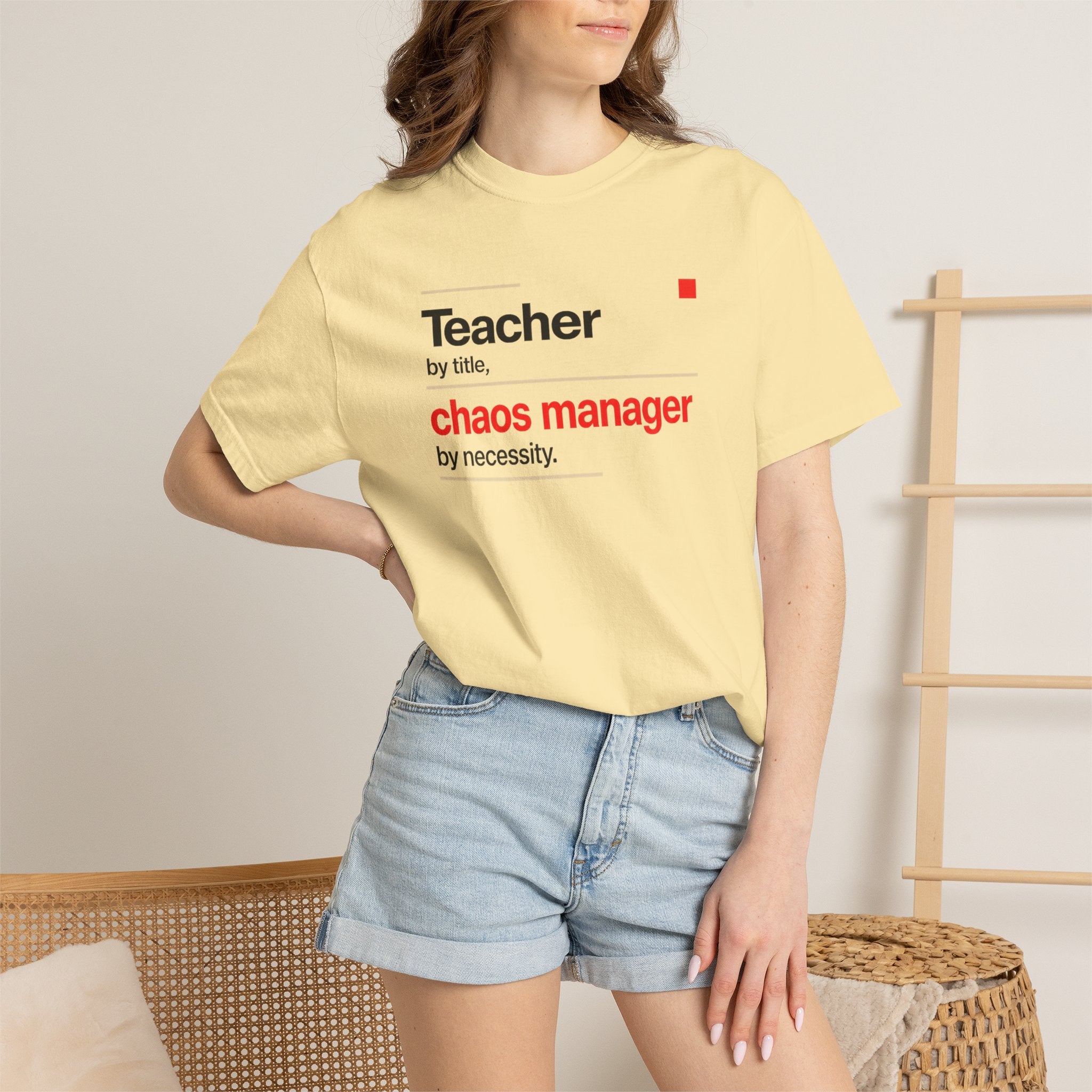 Teacher by Title Chaos Manager by Necessity