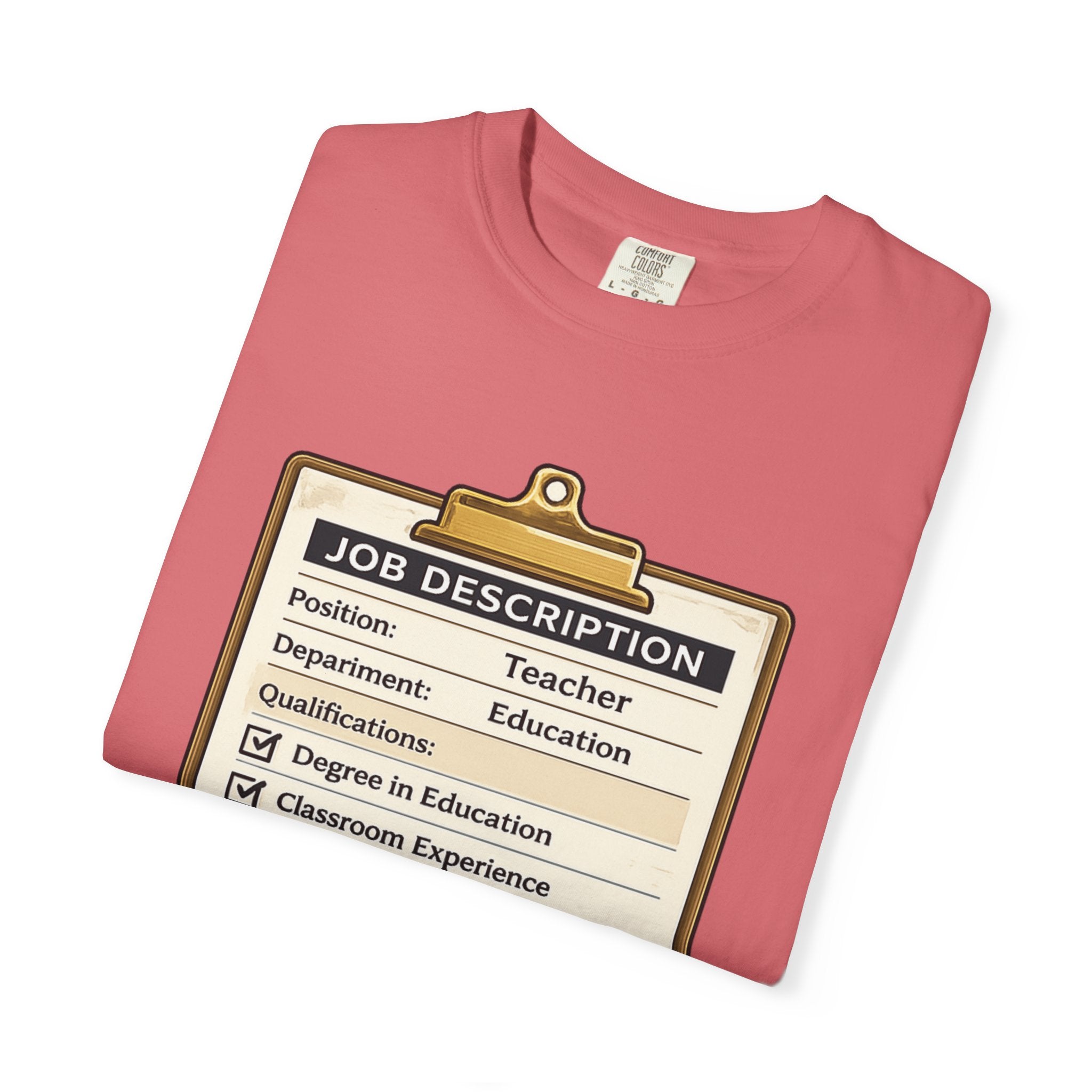 Teacher Job Description Clipboard