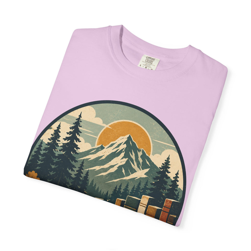Mountain Peak and Forest Circle