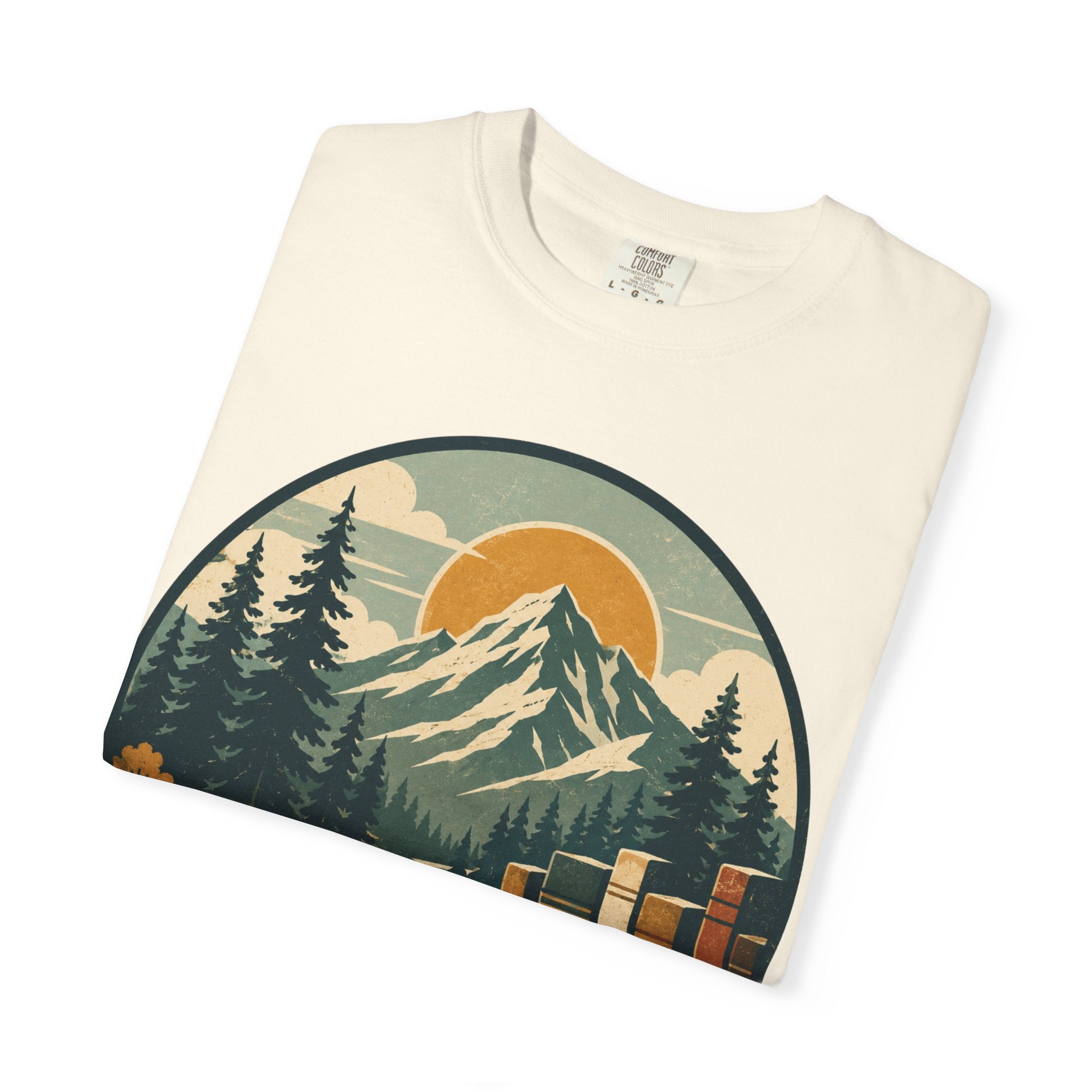 Mountain Peak and Forest Circle
