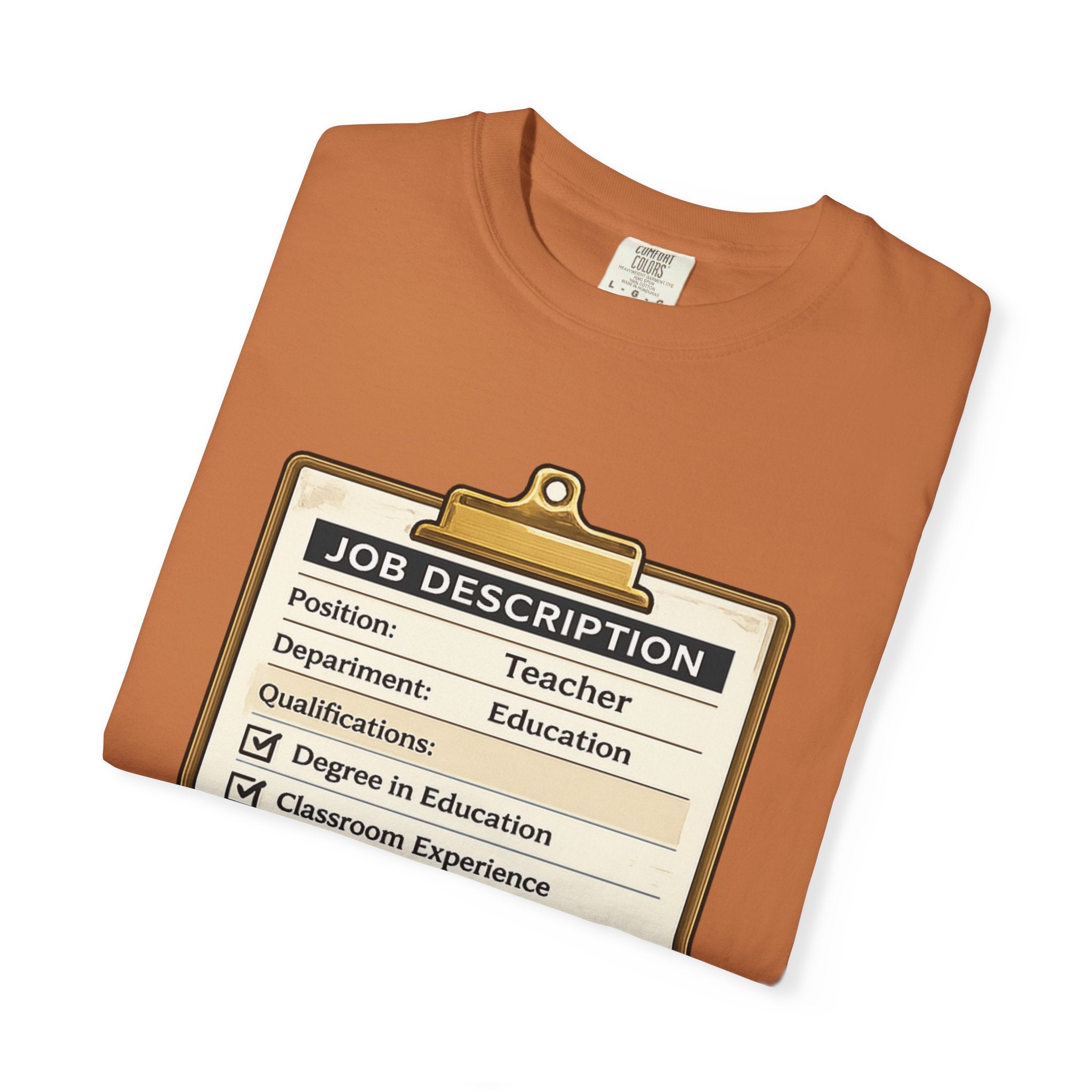 Teacher Job Description Clipboard
