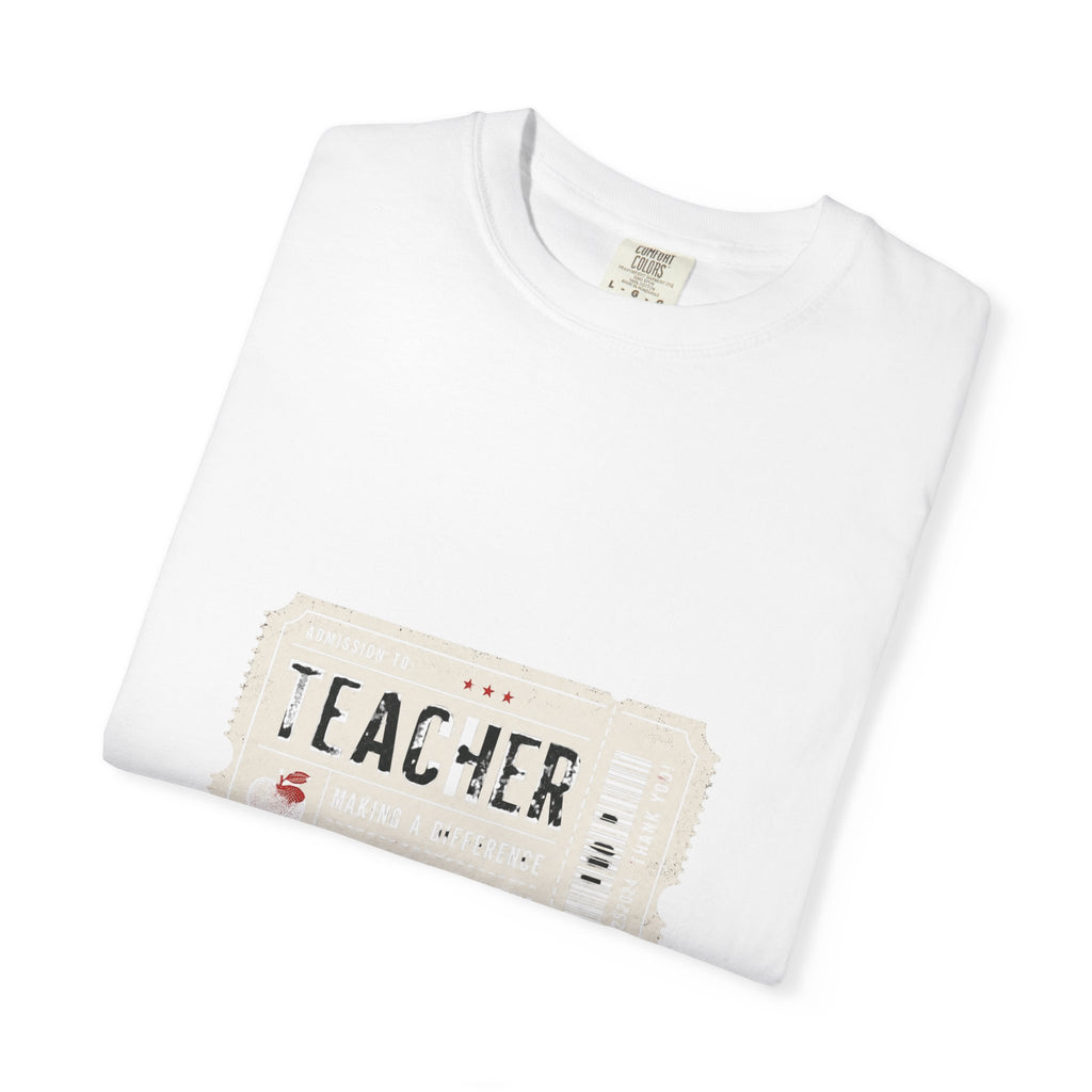 Teacher Appreciation Vintage Admission Ticket Design