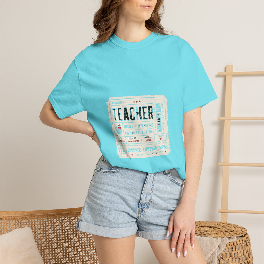 Teacher Appreciation Vintage Admission Ticket Design