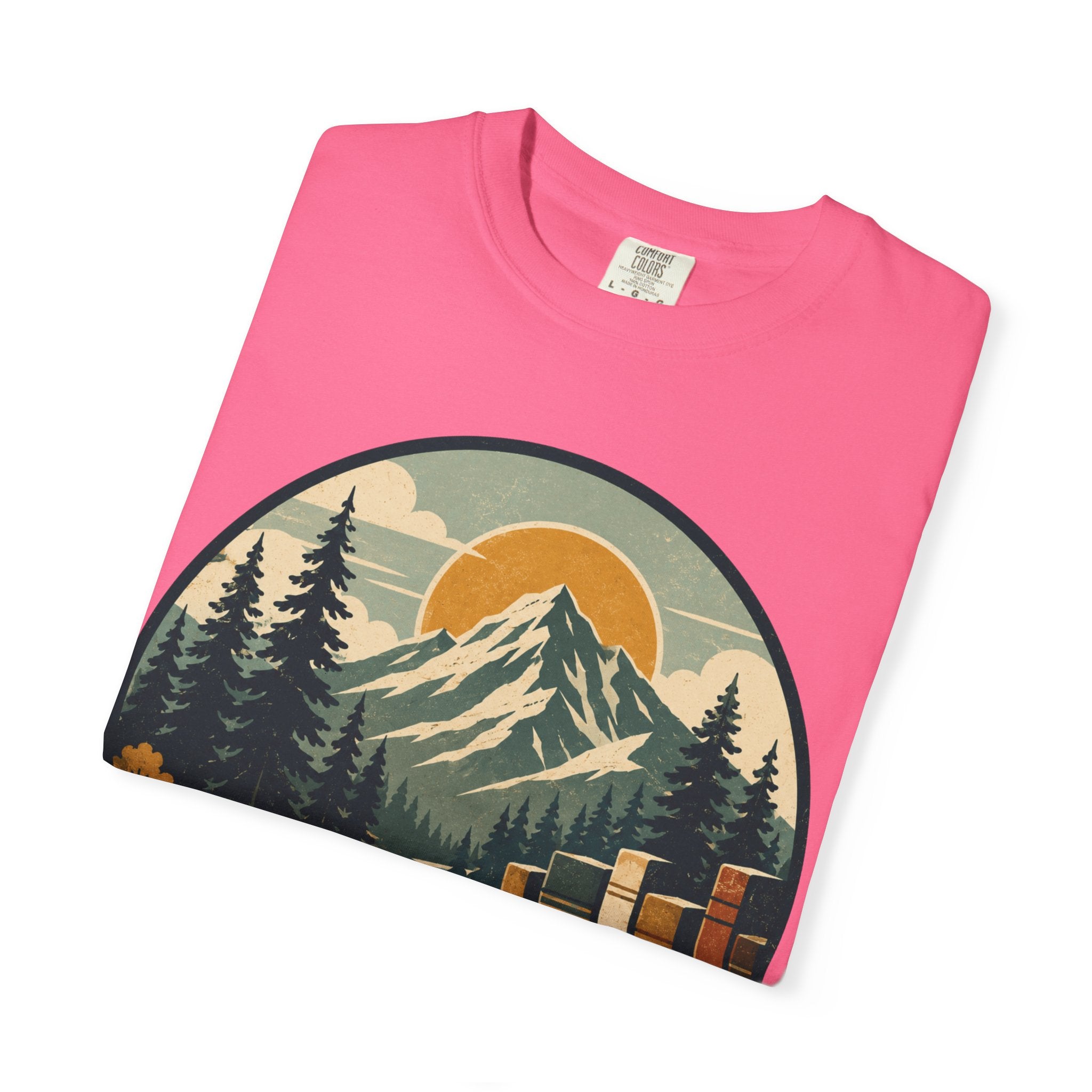 Mountain Peak and Forest Circle