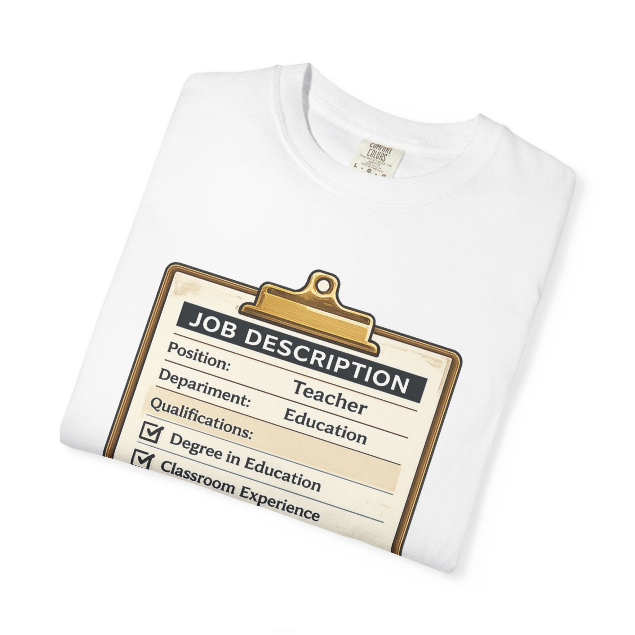 Teacher Job Description Clipboard