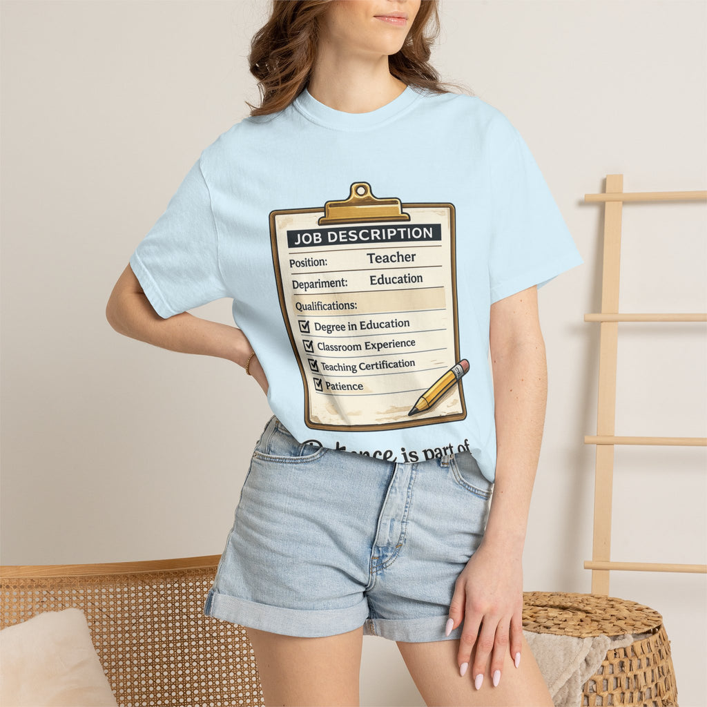 Teacher Job Description Clipboard