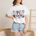 PE Teacher shirt | Physical Education design with basketball, soccer, whistle, sneaker