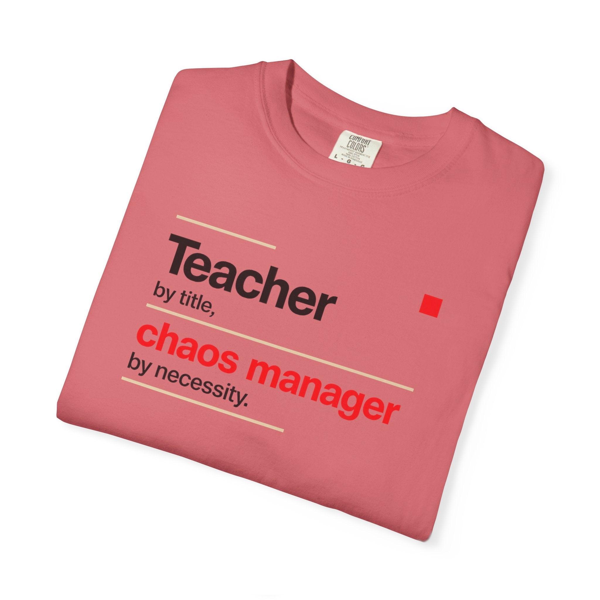 Teacher by Title Chaos Manager by Necessity