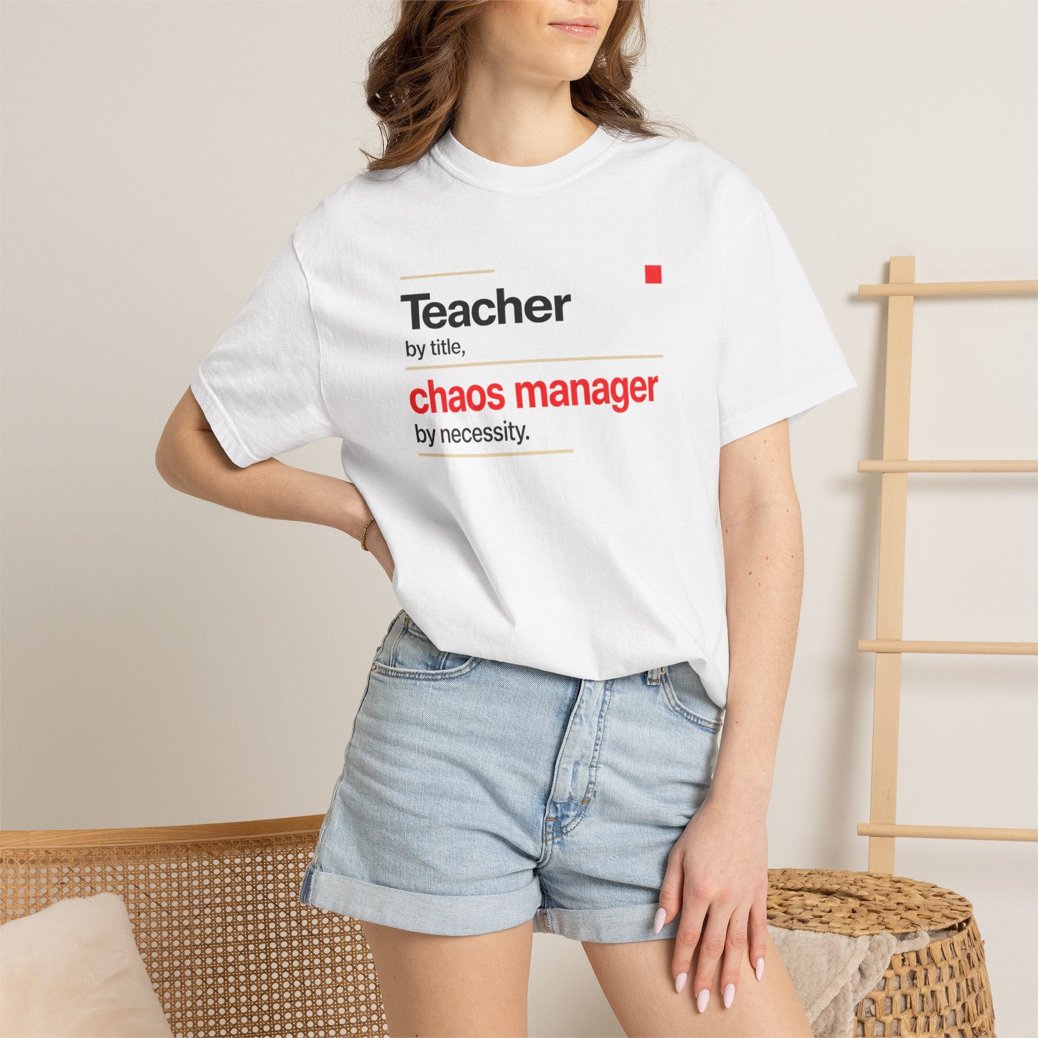 Teacher by Title Chaos Manager by Necessity